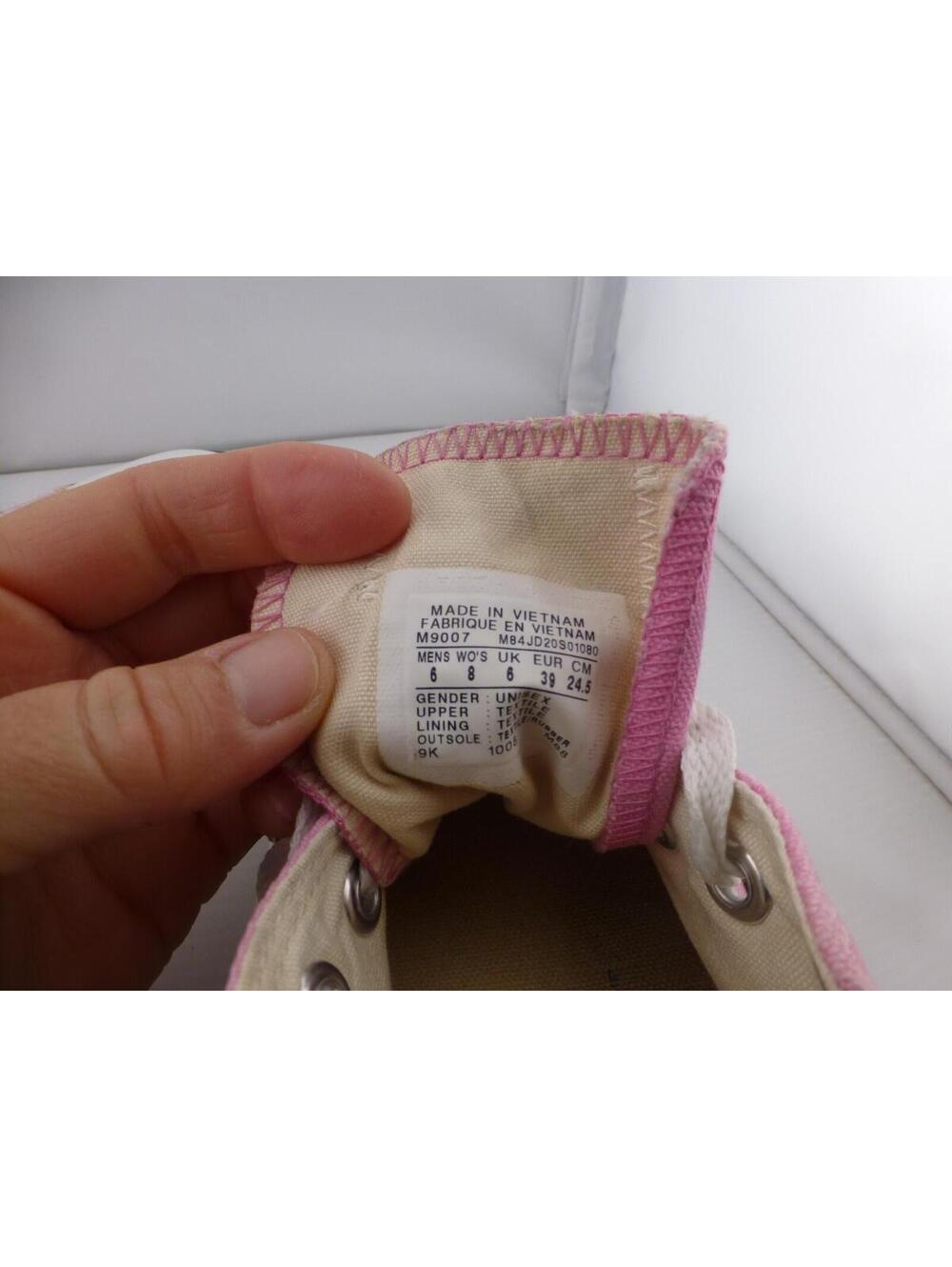 Converse All Star Low Top Sneakers Women's US 8 Pink Canvas M9007 Casual ShoesM3 - Picture 8 of 12
